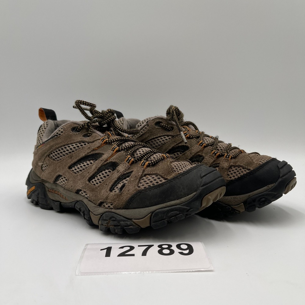 Merrell Moab Vent Trekking & Hiking Shoes Mens 8 Brown Leather Vibram Sole